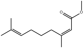 (Z)-3,8-Dimethyl-2,7-nonadienoic acid methyl ester Struktur