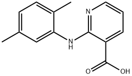 2-[(2,5-dimethylphenyl)amino]pyridine-3-carboxylic acid Struktur