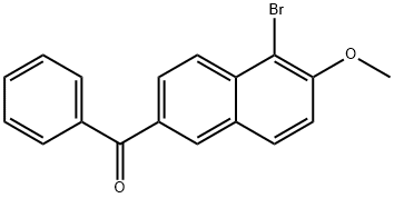 (5-Bromo-6-methoxy-2-naphthalenyl)phenylmethanone Struktur