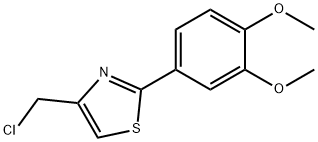 4-(CHLOROMETHYL)-2-(3,4-DIMETHOXYPHENYL)-1,3-THIAZOLE HYDROCHLORIDE Struktur