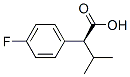 (S)-2-(4-FLUOROPHENYL)-3-METHYLBUTYRIC ACID Struktur