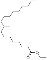 9-Methyloctadecanoic acid ethyl ester Struktur