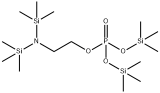 2-[Bis(trimethylsilyl)amino]ethyl bis(trimethylsilyl) phosphate Struktur