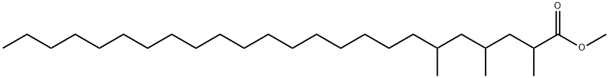 2,4,6-Trimethyltetracosanoic acid methyl ester Struktur