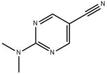 5-Pyrimidinecarbonitrile, 2-(dimethylamino)- (9CI) Struktur