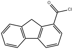 9H-FLUORENE-1-CARBONYL CHLORIDE Struktur