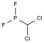 Difluoro(dichloromethyl)phosphine Struktur