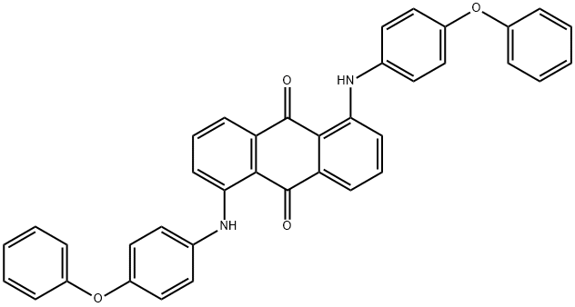 1,5-bis[(4-phenoxyphenyl)amino]anthraquinone Struktur