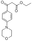 4-(4-MORPHOLINYL)-BETA-OXO-BENZENEPROPANOIC ACID ETHYL ESTER Struktur