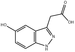 (5-HYDROXY-1H-INDAZOL-3-YL)-ACETIC ACID Struktur