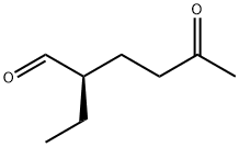 Hexanal, 2-ethyl-5-oxo-, (2R)- (9CI) Struktur