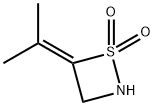 1,2-Thiazetidine,4-(1-methylethylidene)-,1,1-dioxide(9CI) Struktur