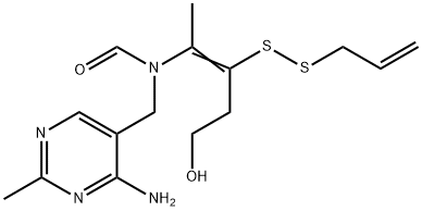 ThiamineTetrahydrofurfurylDisulfide Struktur