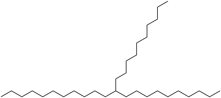 11-decyldocosane Struktur