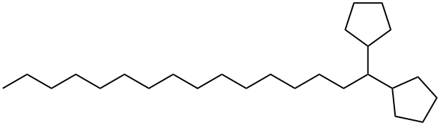 1,1-Dicyclopentylhexadecane Struktur