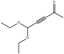 5,5-Diethoxy-3-pentyn-2-one Struktur