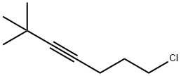 2,2-Dimethyl-7-chloro-3-heptyne Struktur