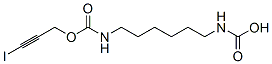 N,N'-Hexamethylenebis(carbamic acid 3-iodo-2-propynyl) ester Struktur