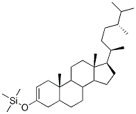 (24R)-3β-(Trimethylsiloxy)ergosta-5-ene Struktur