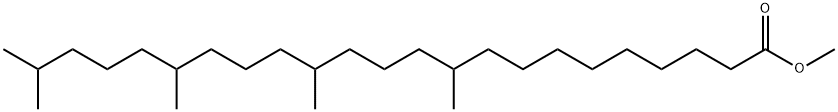 10,14,18,22-Tetramethyltricosanoic acid methyl ester Struktur