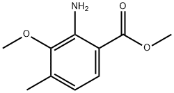 Benzoic acid, 2-aMino-3-Methoxy-4-Methyl-, Methyl ester Struktur