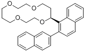 (S)-2,2'-BINAPHTHYL-14-CROWN-4 Struktur