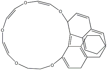 (S)-2,2'-BINAPHTHYL-17-CROWN-5 Struktur