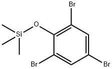 Trimethyl(2,4,6-tribromophenoxy)silane Struktur