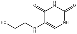 5-(2'-HYDROXYETHYL)AMINOURACIL Struktur