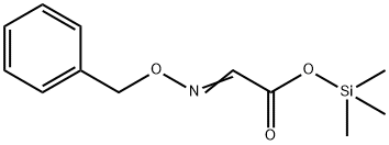 [(Benzyloxy)imino]acetic acid trimethylsilyl ester Struktur