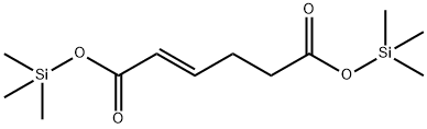 (E)-2-Hexenedioic acid bis(trimethylsilyl) ester Struktur