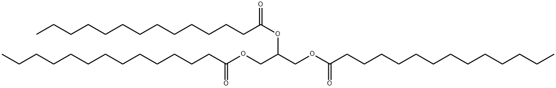 TRIMYRISTIN Struktur