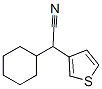 alpha-cyclohexylthiophen-3-acetonitrile Struktur