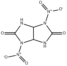 tetrahydro-1,4-dinitroimidazo[4,5-d]imidazole-2,5(1H,3H)-dione Struktur