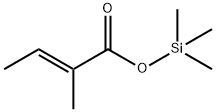 2-Methylcrotonic acid trimethylsilyl ester Struktur