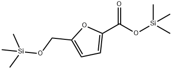 5-[(Trimethylsiloxy)methyl]-2-furancarboxylic acid trimethylsilyl ester Struktur