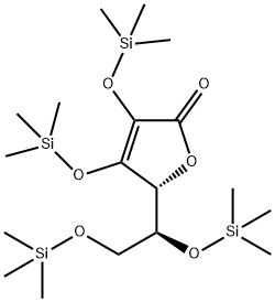 2-O,3-O,5-O,6-O-Tetrakis(trimethylsilyl)-L-ascorbic acid Struktur