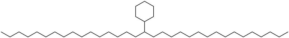 (1-Hexadecylheptadecyl)cyclohexane Struktur