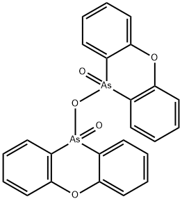 10,10'-Oxybis(10H-phenoxarsine 10-oxide) Struktur