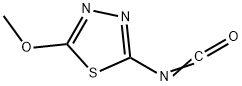 1,3,4-Thiadiazole,  2-isocyanato-5-methoxy- Struktur