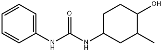 N-(4-Hydroxy-3-methylcyclohexyl)-N'-phenylurea Struktur