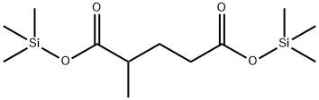 2-Methylglutaric acid bis(trimethylsilyl) ester Struktur