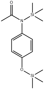 Paracetamol diTMS Struktur