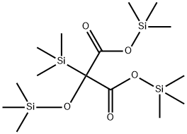 2-(Trimethylsilyl)-2-(trimethylsiloxy)malonic acid bis(trimethylsilyl) ester Struktur