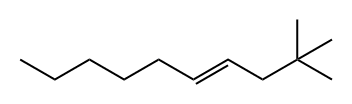 (E)-2,2-Dimethyl-4-decene Struktur