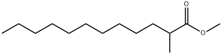 2-Methyldodecanoic acid methyl ester Struktur