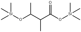 2-Methyl-3-[(trimethylsilyl)oxy]butanoic acid trimethylsilyl ester Struktur