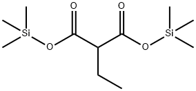 Ethylmalonic acid bis(trimethylsilyl) ester Struktur