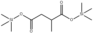 2-Methylsuccinic acid bis(trimethylsilyl) ester Struktur