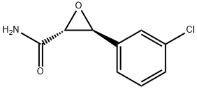 (2R,3S)-3-(3-CHLOROPHENYL)OXIRANE-2-CARBOXAMIDE Struktur